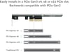 Akasa M.2 SSD to PCIe adapter card Tillbehör