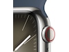 Apple Watch Series 9 GPS + LTE 41mm Rostfritt stål (silver) Smartwatches