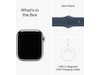 Apple Watch Series 9 GPS + LTE 41mm Rostfritt stål (silver) Smartwatches