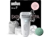 Braun Silk-épil 7 SkinSpa SE7-081 Epilator (vit/silver) Epilator & IPL-hårborttagning
