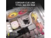 Corair iCUE LINK Titan 360 RX RGB AIO Kylare (vit) CPU - Vattenkylning