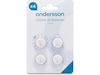 Andersson CR2016 Litiumbatteri, 4-pk Batterier för allmänt bruk