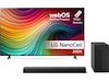 LG 65'' NANO 81 4K TV (2024) 65NANO81T6A + Soundbar 60 - 69 tums TV