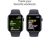 Apple Watch SE 44mm GPS Aluminium (midnatt) Smartwatches