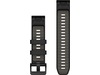 Garmin QuickFit Silikonarmband 22mm (svart/grå) Armband