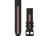 Garmin QuickFit Silikonarmband 22mm (svart/röd) Armband