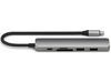 Satechi 6-i-1 Slim Multiport docking (rymdgrå) Dockningsstation och USB-hub