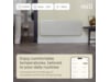 Mill Invisible Smart WiFi Gen 4 panelvärmare 1300W (vit) Panelelement