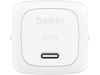 Belkin BoostCharge 30W USB-C-laddare (vit) Mobilladdare