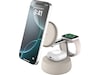 Belkin UltraCharge Pro 3-i-1 Qi2 Laddningsstation (sand) Trådlös laddare