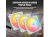 Corsair RS120-R ARGB PWM Reverse Fläkt 3pk (vit) Fläkt