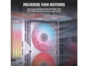 Corsair RS120-R ARGB PWM Reverse Fläkt 3pk (vit) Fläkt