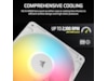 Corsair RS120-R ARGB PWM Reverse Fläkt 3pk (vit) Fläkt