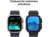 Apple Watch Ultra 2 49mm GPS + LTE Titan (naturlig) -B-Grade Demo watches