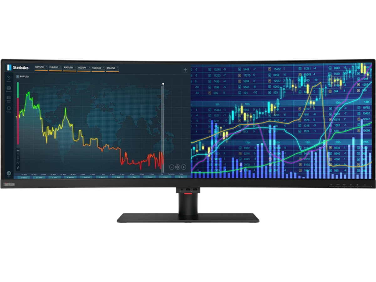 Lenovo 44" Curved skärm ThinkVision P44w10 Komplett.se