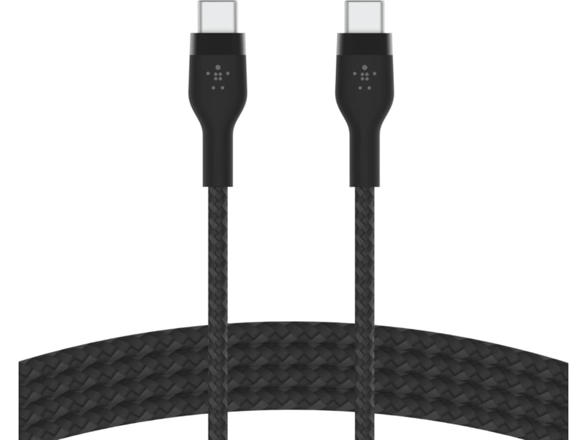 Belkin USB-C till USB-C kabel 1m (svart) USB-kablar