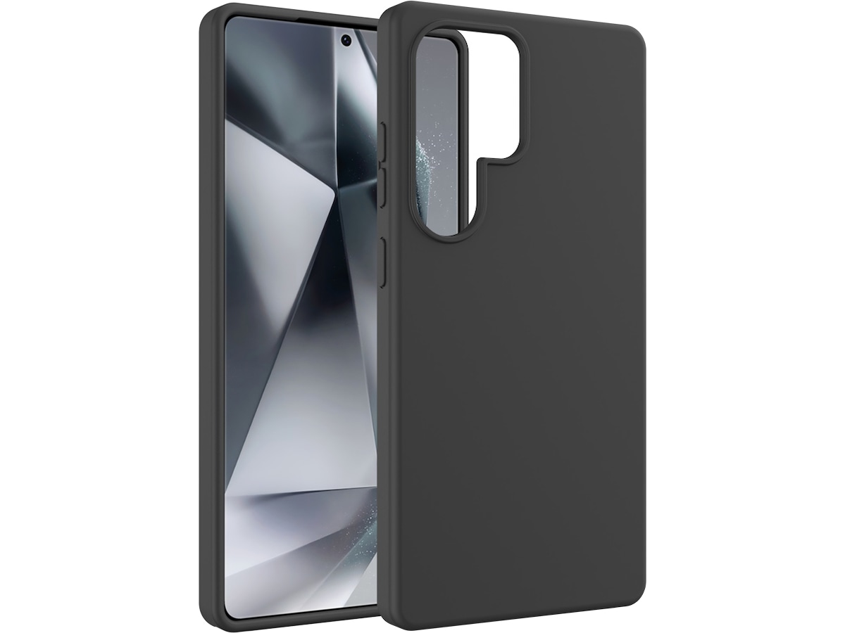 iiglo Galaxy S25 Ultra Silikonskal (svart) Mobilskal