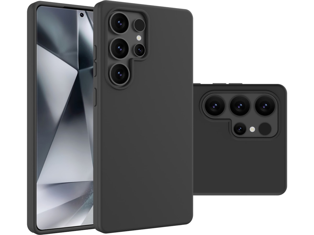 iiglo Galaxy S25 Ultra Silikonskal (svart) Mobilskal