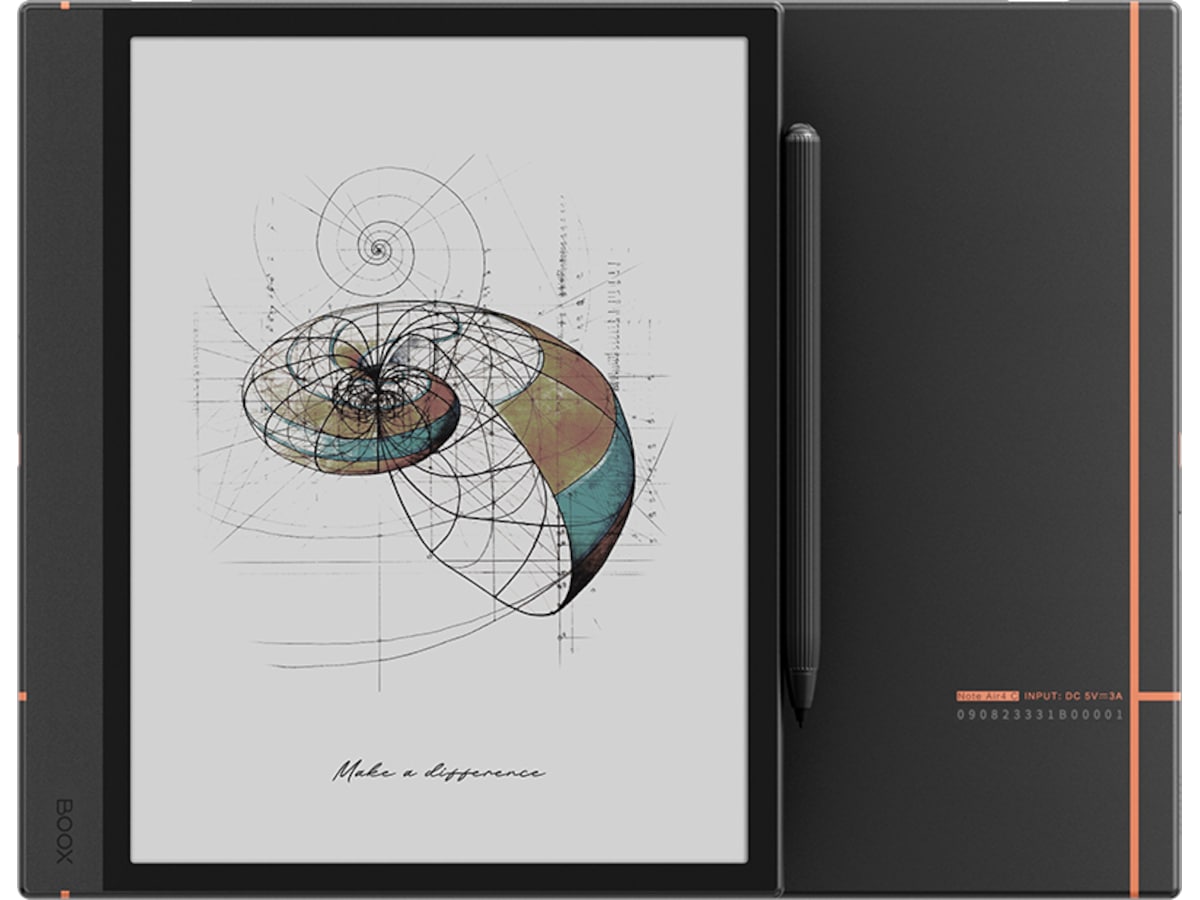 Onyx BOOX Note Air4 C 10,3" 64GB (svart) E-bokläsare