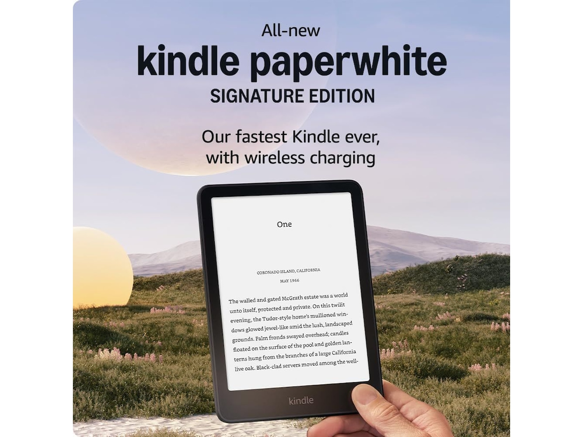 Amazon Kindle Paperwhite Signature Edition 7" 32GB (svart) E-bokläsare