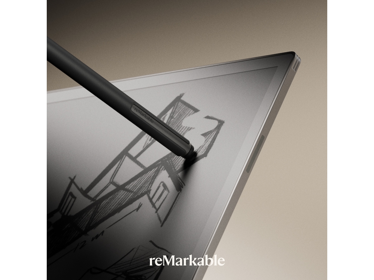 reMarkable Paper Pro 11,8" 64 GB inkl. Marker Plus och Book Folio (svart läder) Digitala anteckningsblock och tillbehör