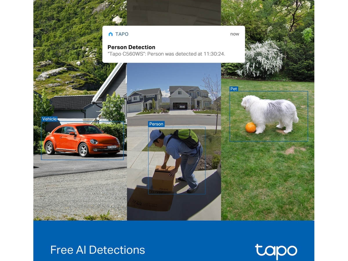 TP-Link Tapo C560WS 4K utomhusövervakningskamera Övervakningskamera