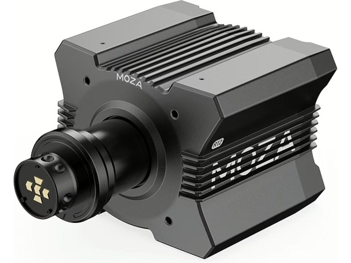 MOZA R12 V2 Direct Drive Wheelbase Ratt och pedaler