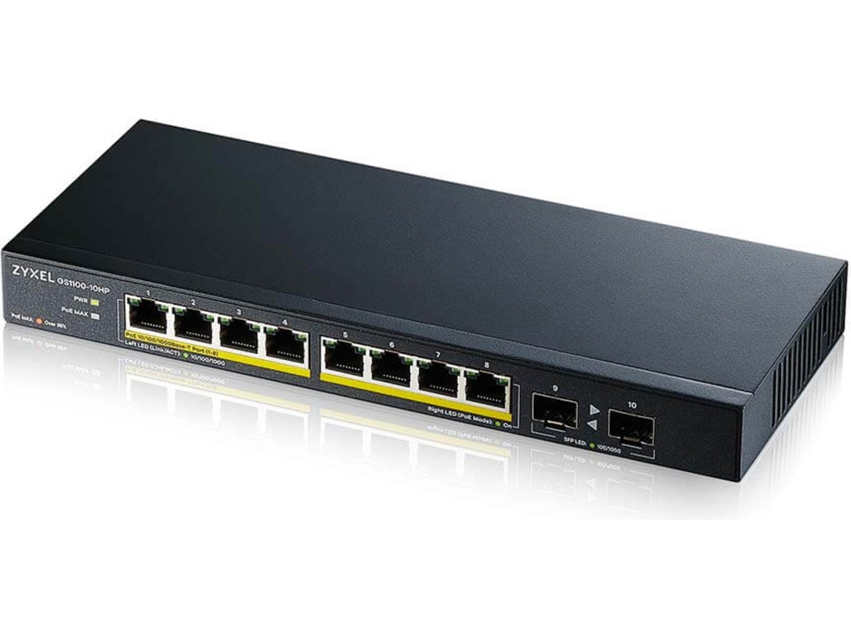Zyxel Switch GS1100-10HP Switchar