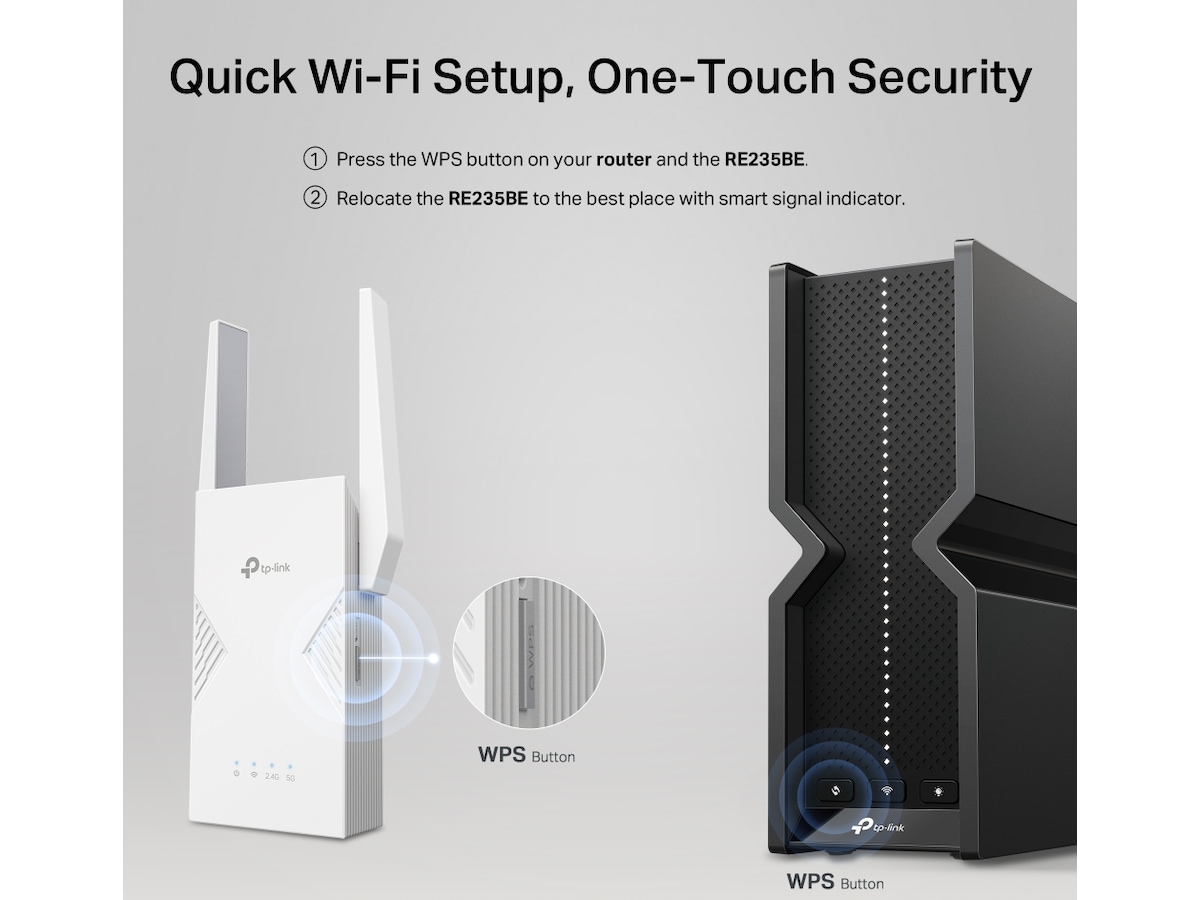 TP-Link RE225BE Range Extender -B-Grade Demo nätverk