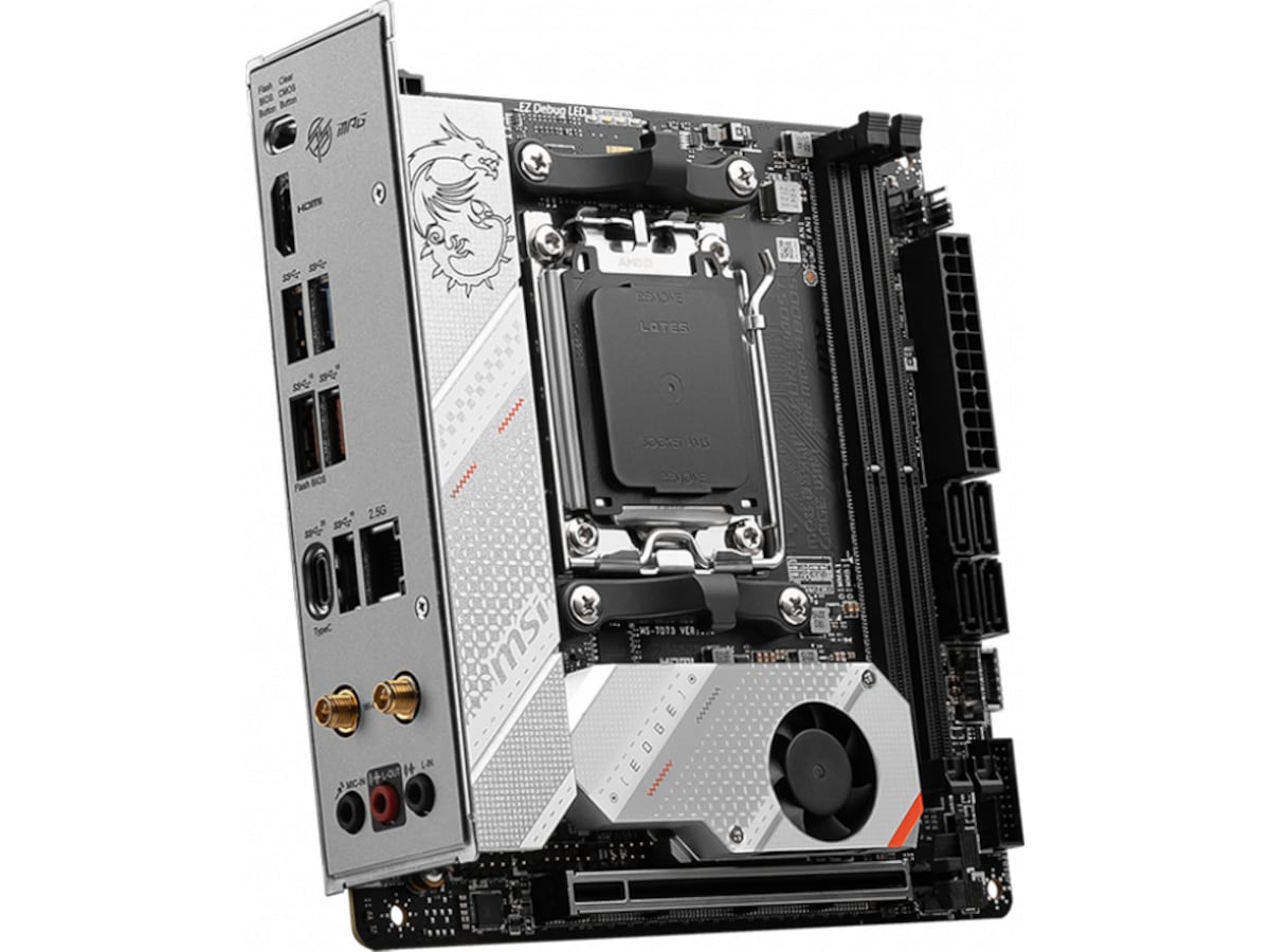 MSI MPG B650I EDGE WIFI Moderkort AMD Socket