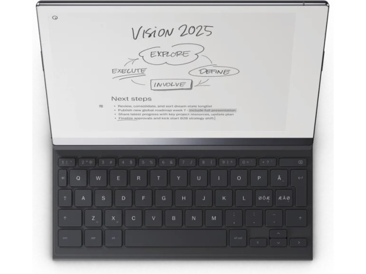 reMarkable 2 Type Folio tangentbordsfodral (sepia brun) Digitala anteckningsblock och tillbehör