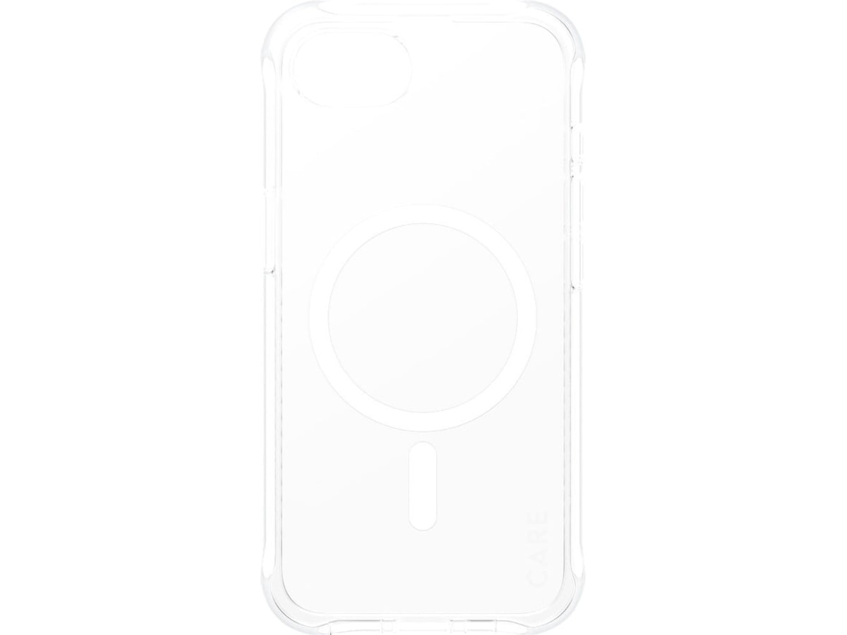 PanzerGlass CARE iPhone 16e Fashion MagSafe skal (transparent/vit) Mobilskal