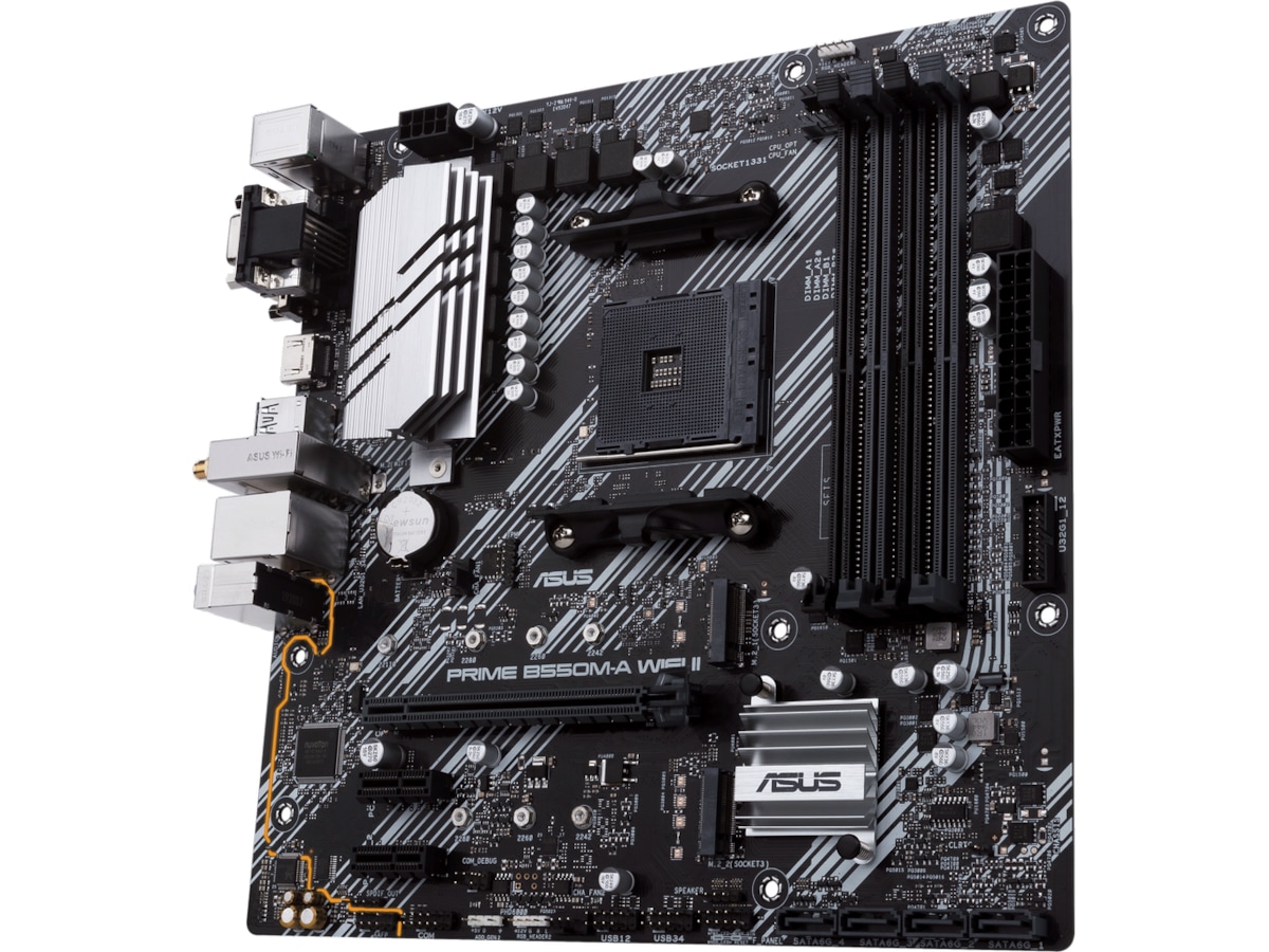 ASUS PRIME B550M-A WIFI II Moderkort AMD Socket