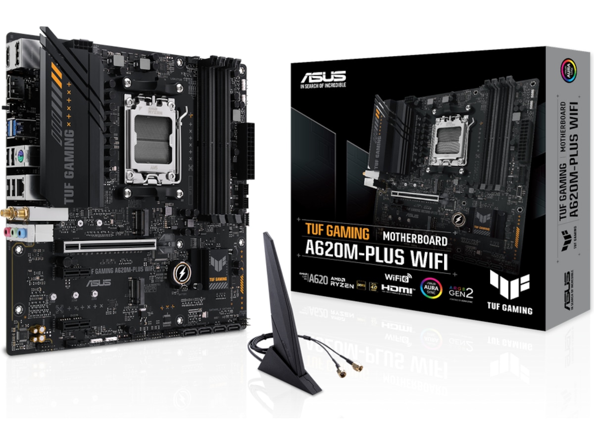 ASUS TUF GAMING A620M-PLUS WIFI Moderkort AMD Socket