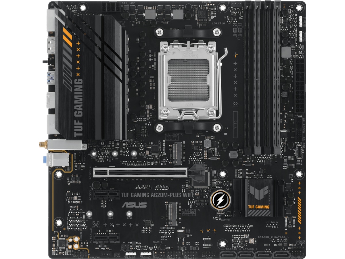 ASUS TUF GAMING A620M-PLUS WIFI Moderkort AMD Socket