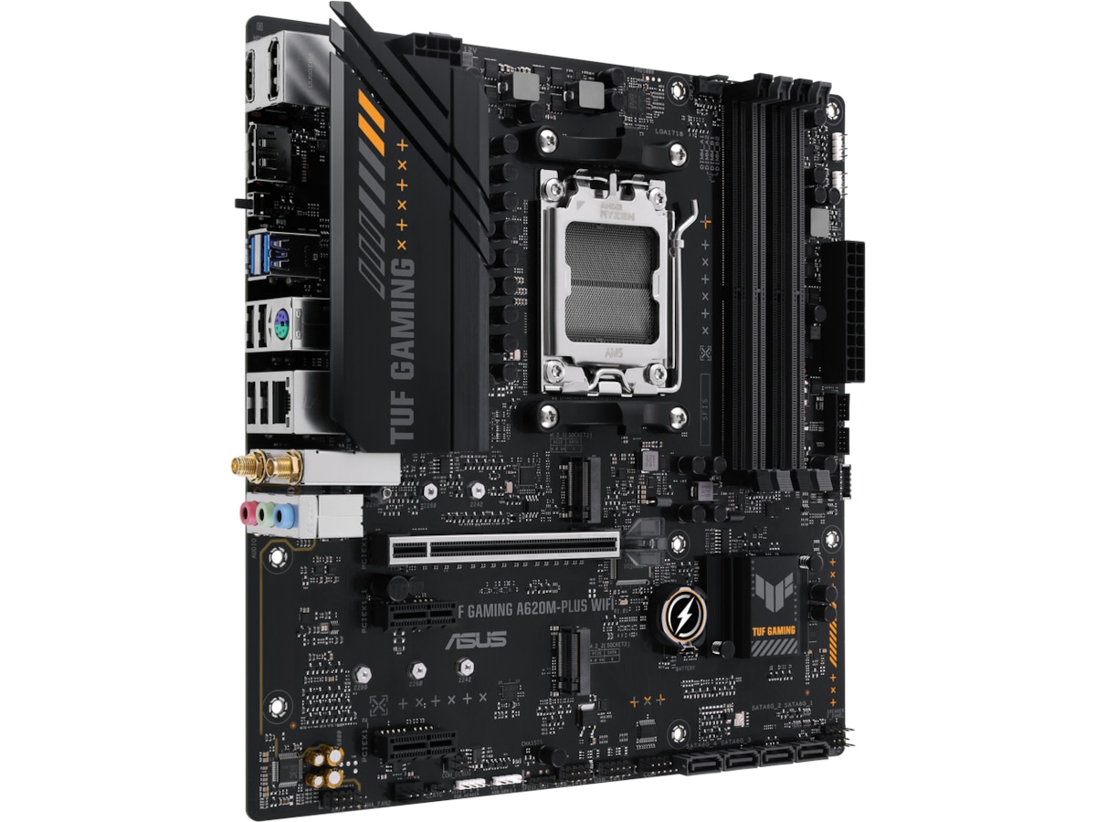 ASUS TUF GAMING A620M-PLUS WIFI Moderkort AMD Socket