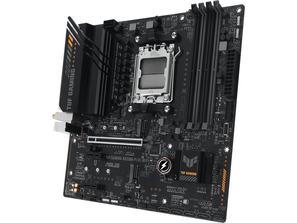 ASUS TUF GAMING A620M-PLUS WIFI Moderkort AMD Socket