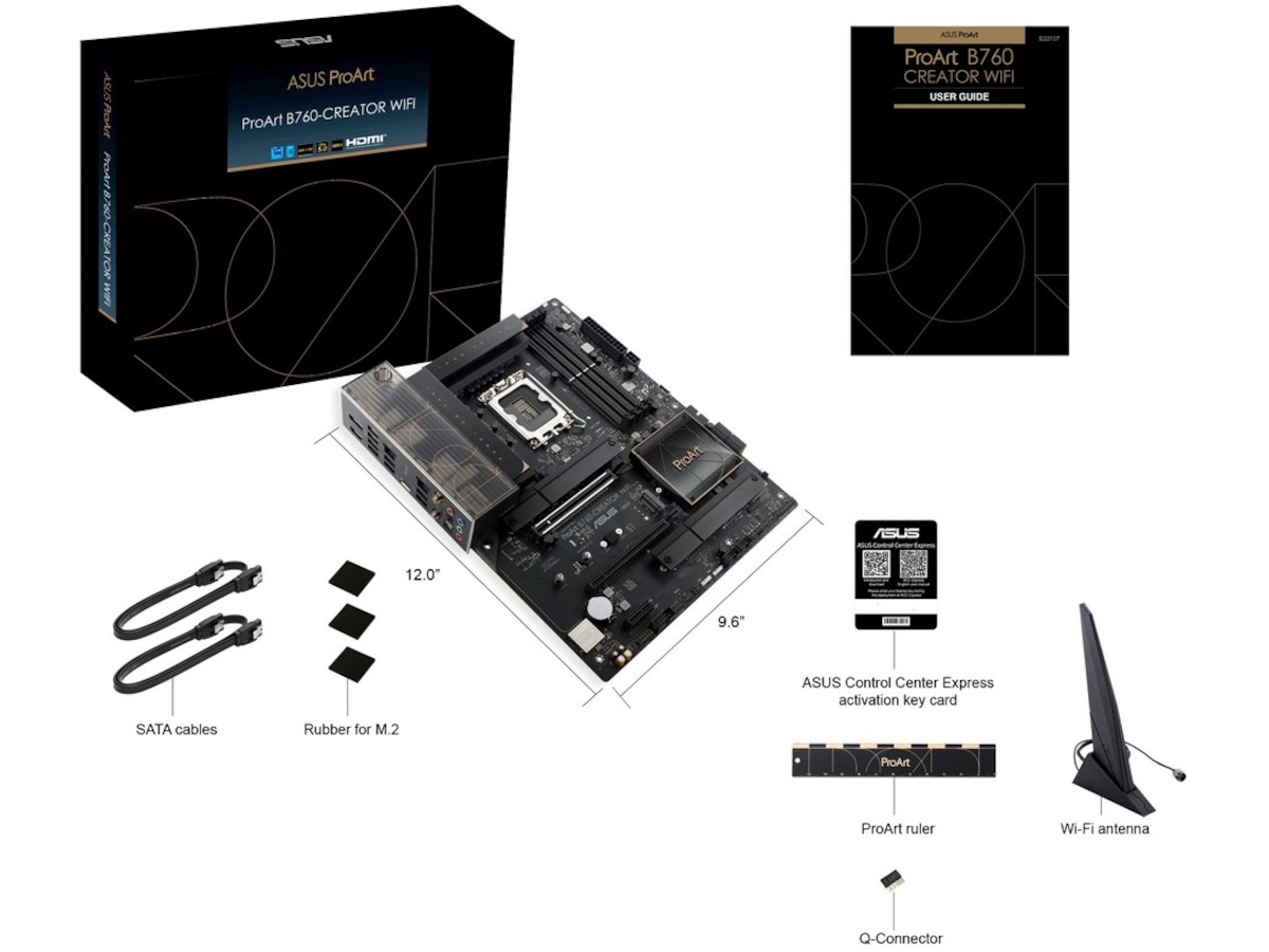 Asus ProArt B760-CREATOR WIFI Moderkort Intel Socket