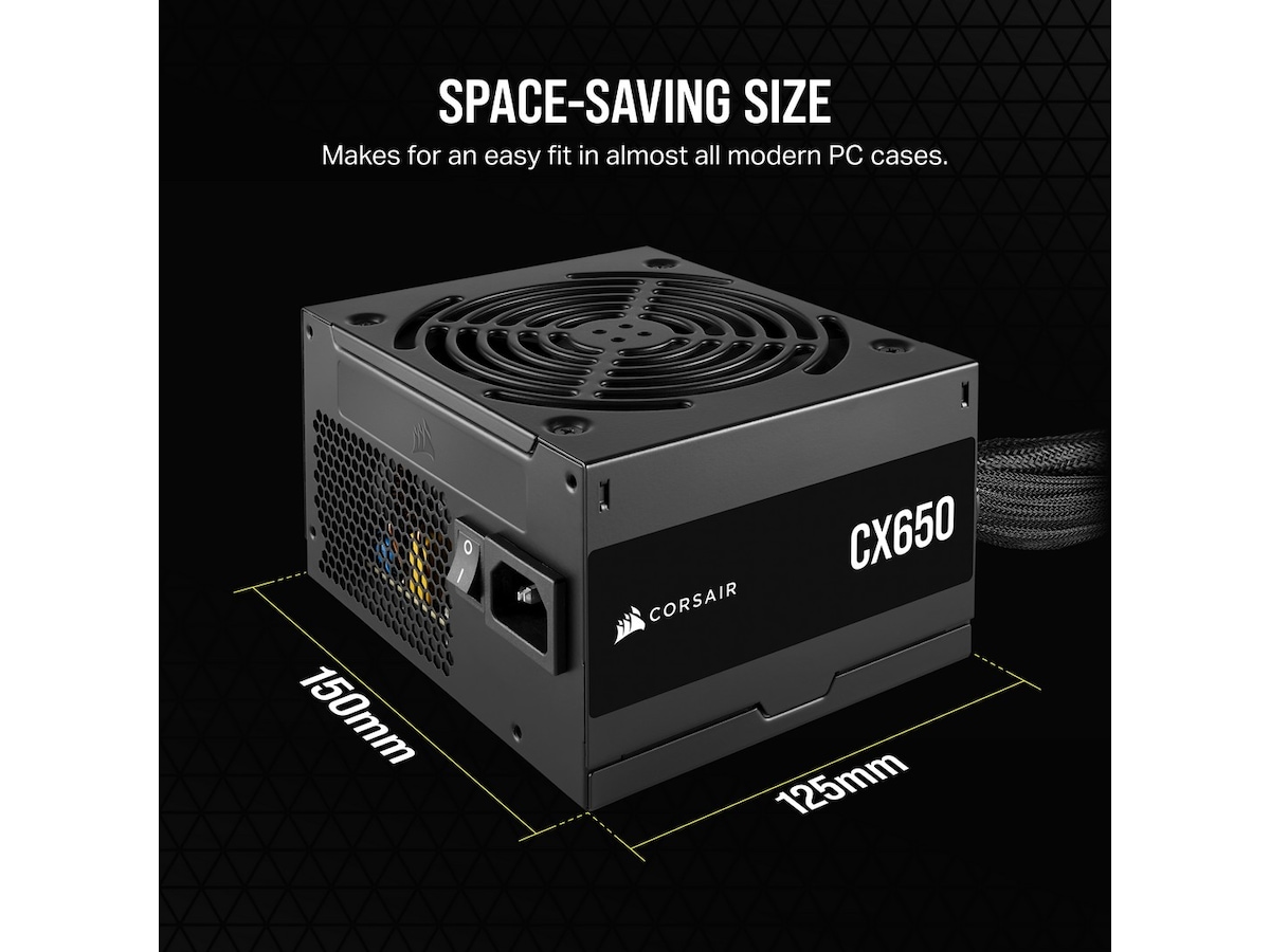 Corsair CX Series CX650 650 Watt PSU Nätaggregat