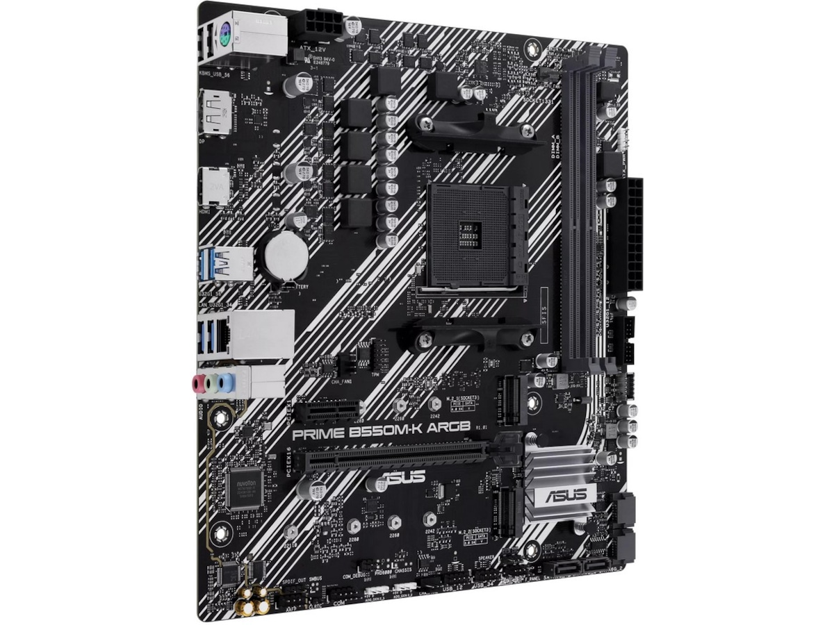ASUS PRIME B550M-K ARGB Moderkort AMD Socket
