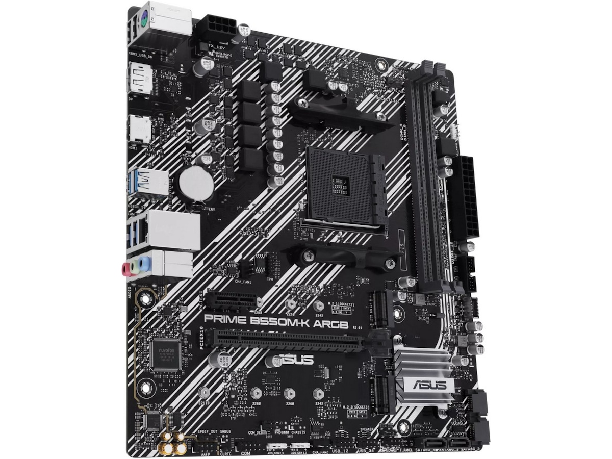 ASUS PRIME B550M-K ARGB Moderkort AMD Socket