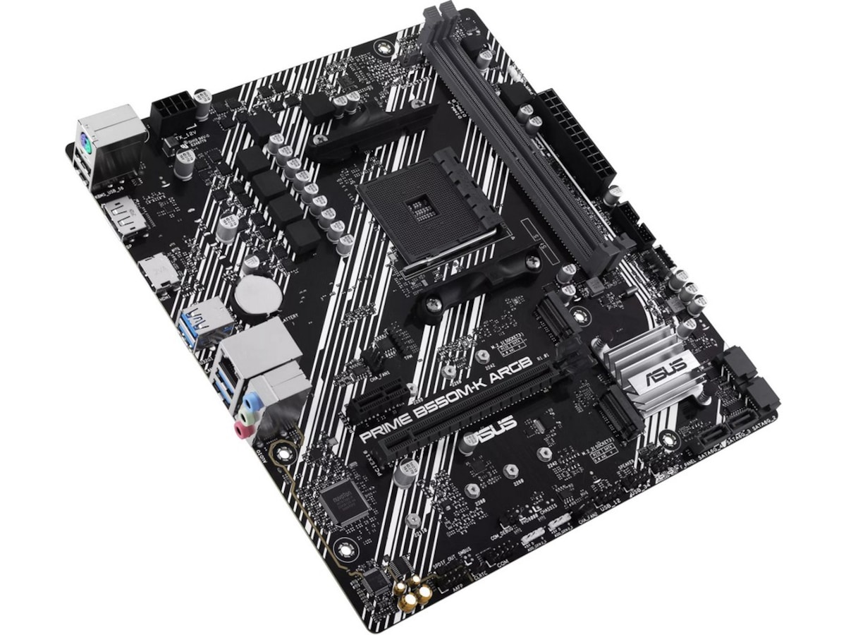 ASUS PRIME B550M-K ARGB Moderkort AMD Socket