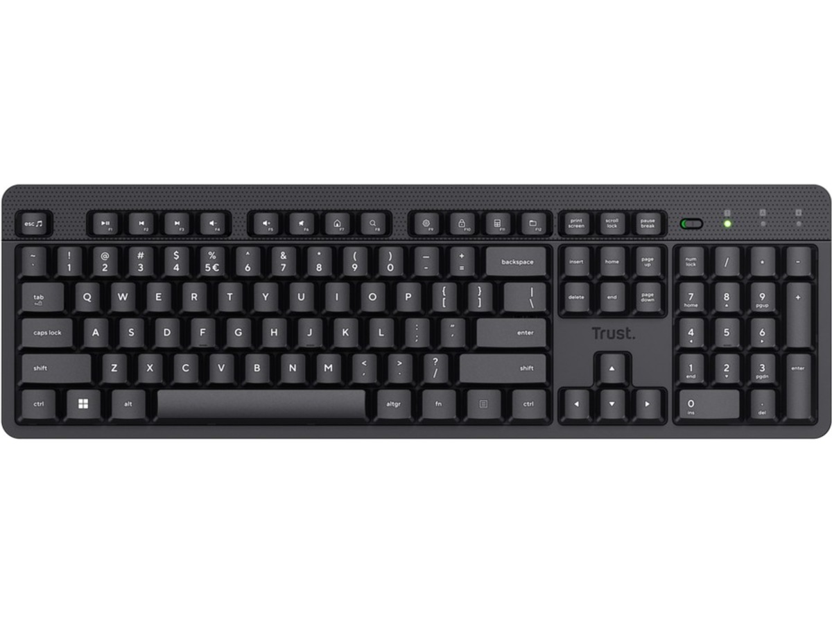 Trust ODY II trådlöst tangentbord nordisk (svart) Tangentbord