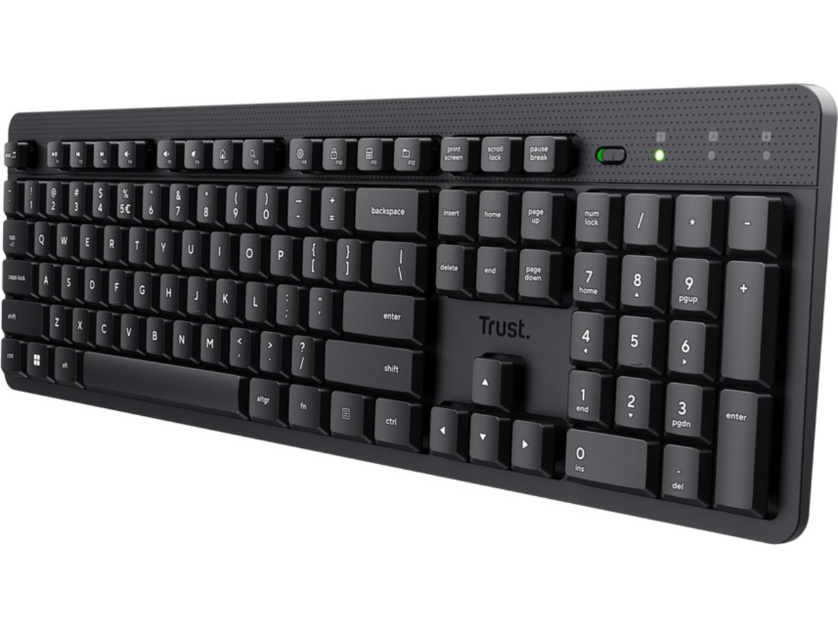 Trust ODY II trådlöst tangentbord nordisk (svart) Tangentbord