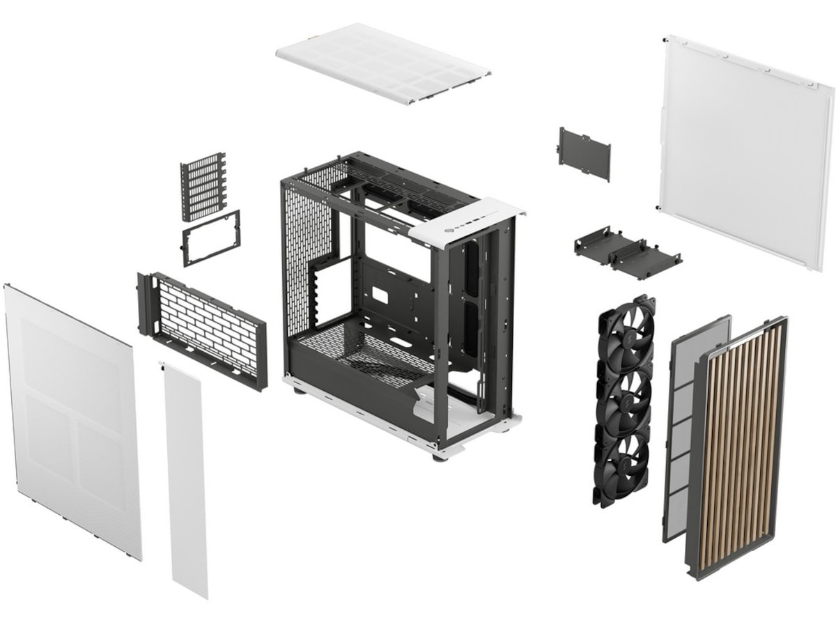 Fractal Design North XL Mid Tower (vit) Midi tower