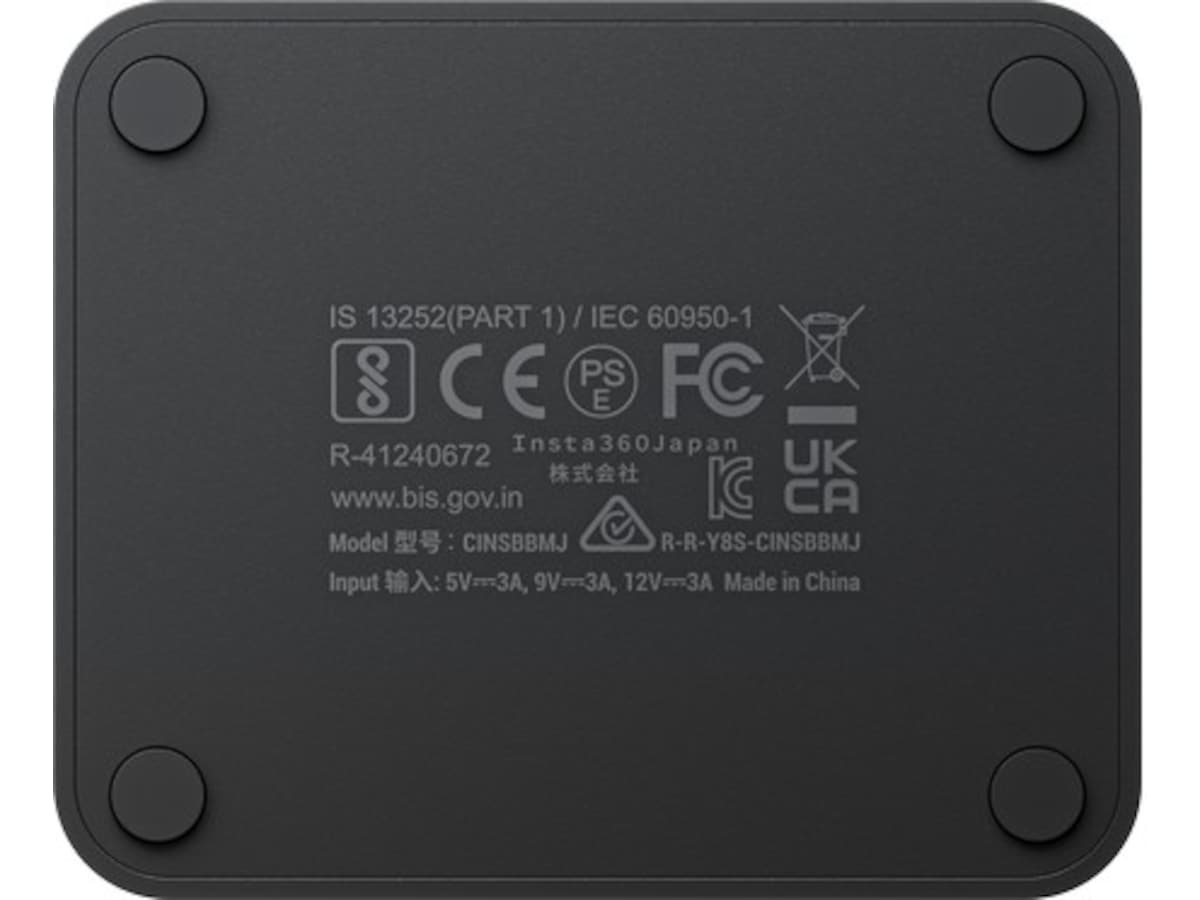 Insta360 X4 Fast Charge Hub Laddare till kamerabatterier