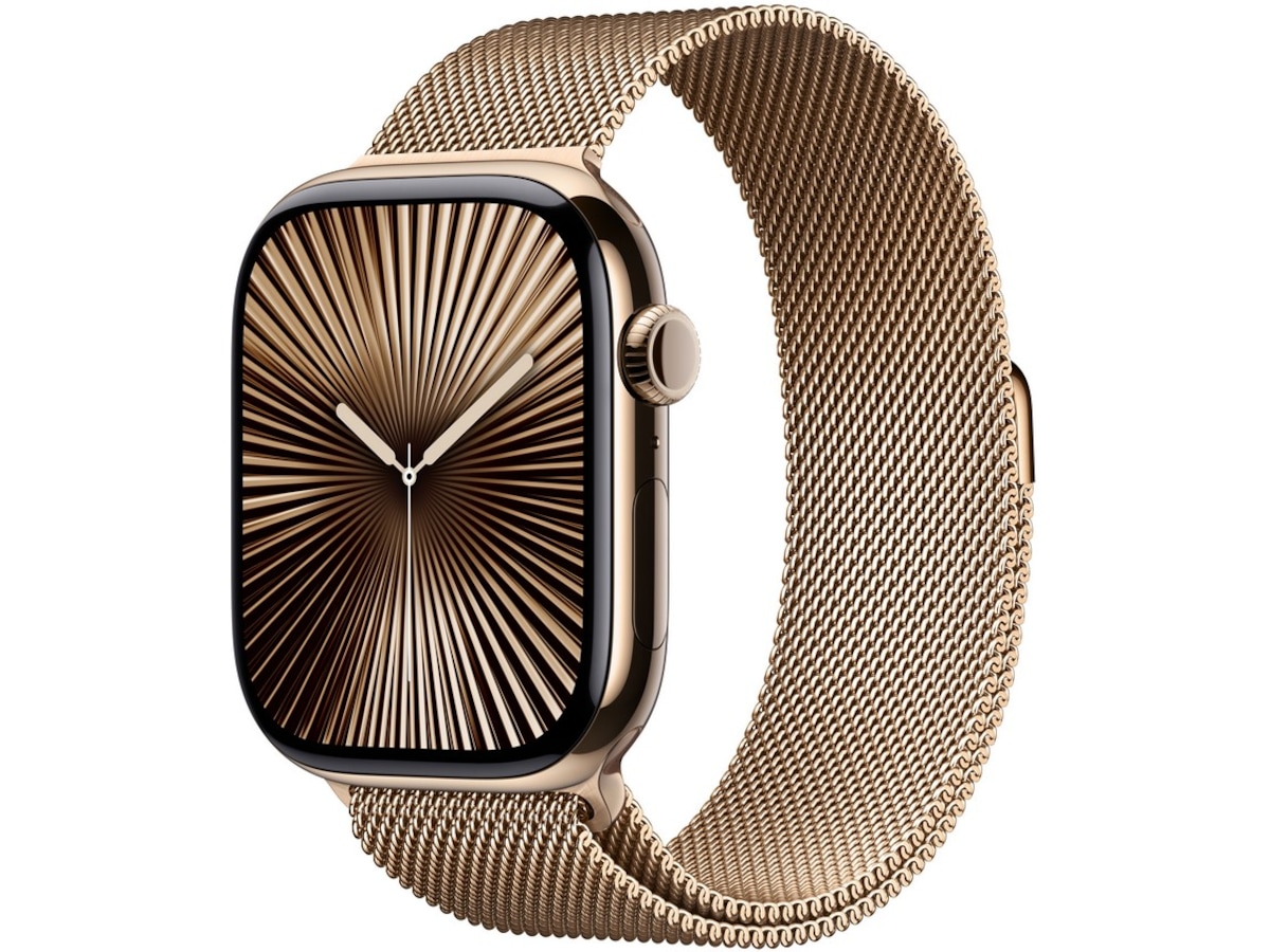 Apple Watch Series 10 46mm GPS + LTE Titan (guld) Smartwatches