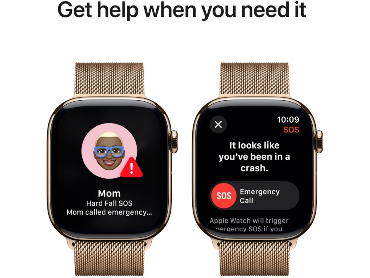 Apple Watch Series 10 46mm GPS + LTE Titan (guld) Smartwatches