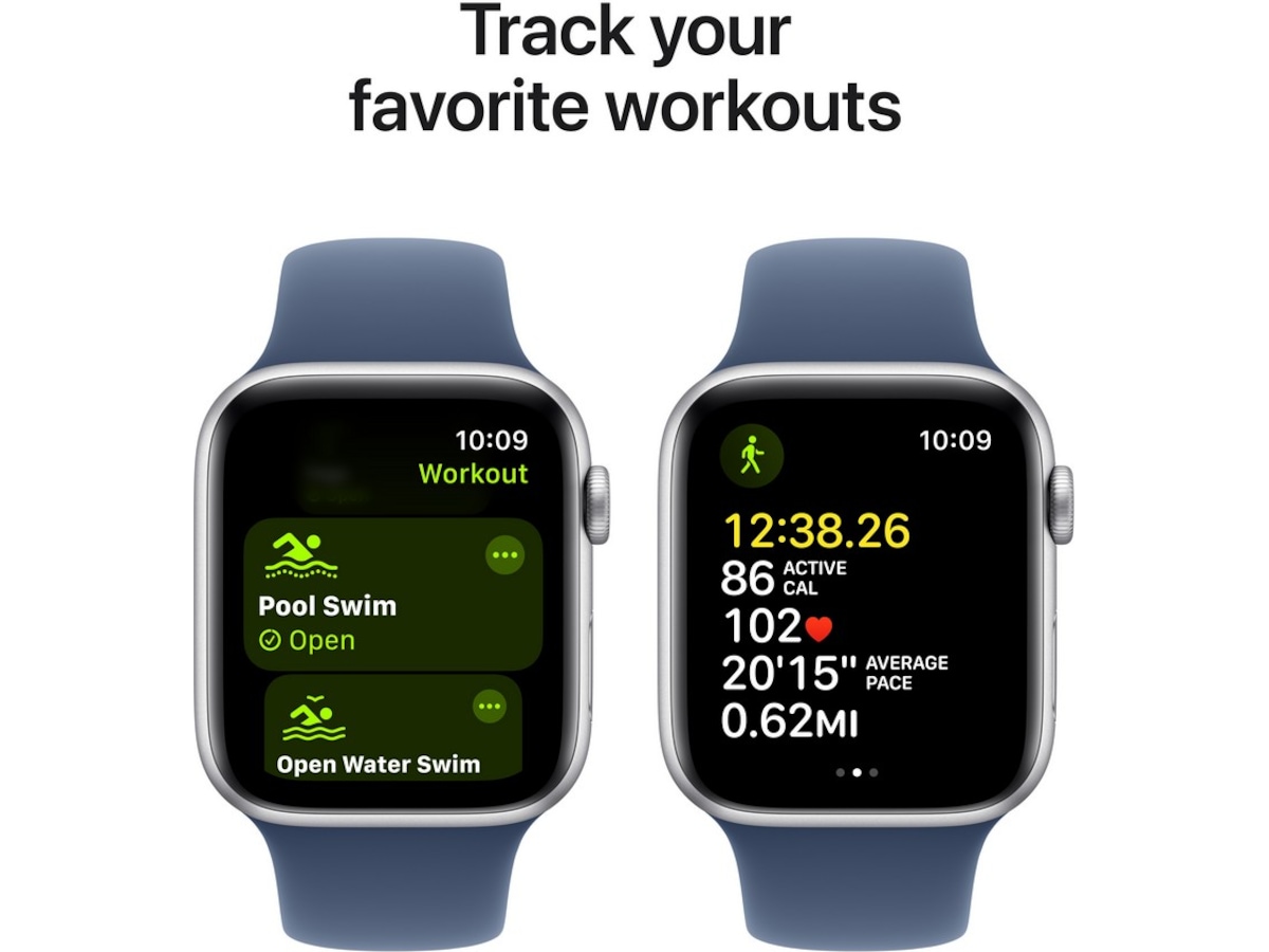 Apple Watch SE 44mm GPS Aluminium (silver) Smartwatches