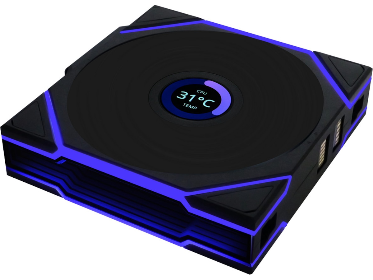 Lian Li UNI FAN TL Wireless LCD Reverse (svart) Fläkt